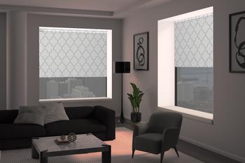 Casablance Printed Roller Shade Light Filtering or Blackout